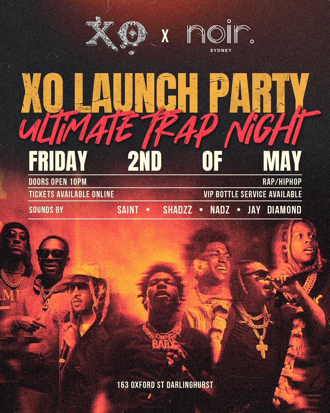 FRI 2ND MAY – XO LAUNCH PARTY